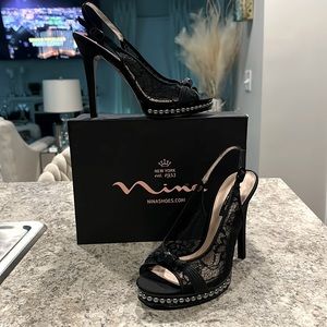 Nina Shoes size 10 heels evening work church New!